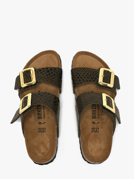 Slippers Birkenstock Groen women 1030888 ander zicht 3